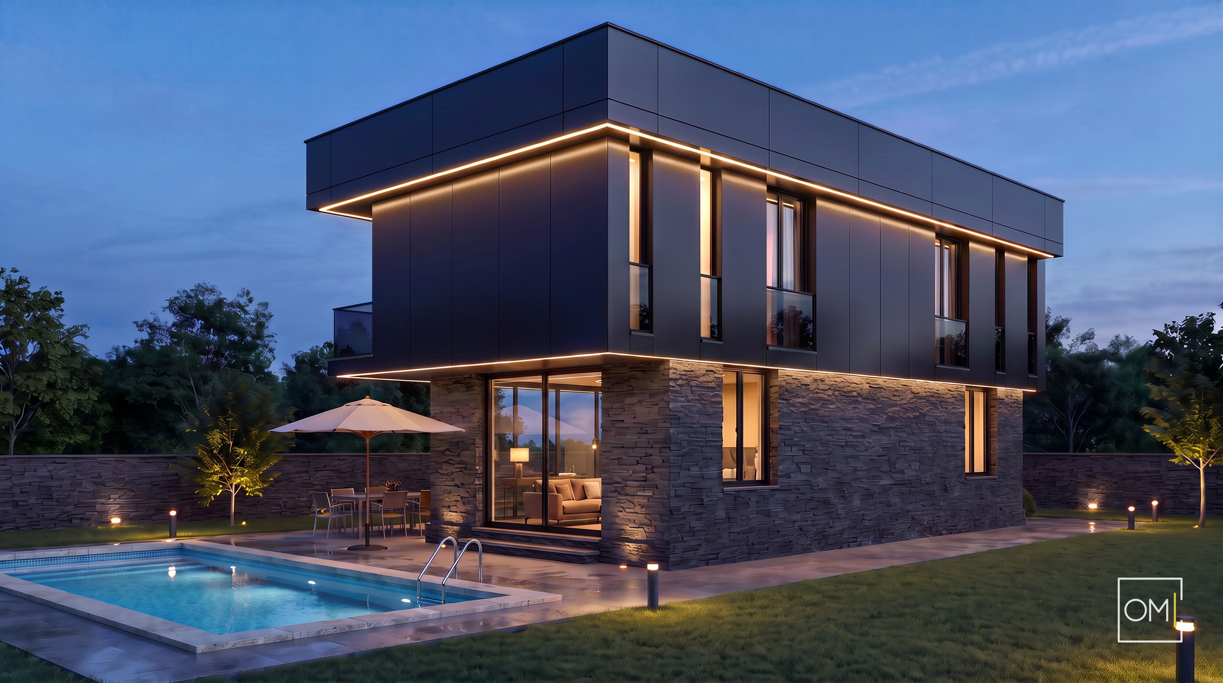 Çakırlar Yalı Villaları — ön cephe görünümü