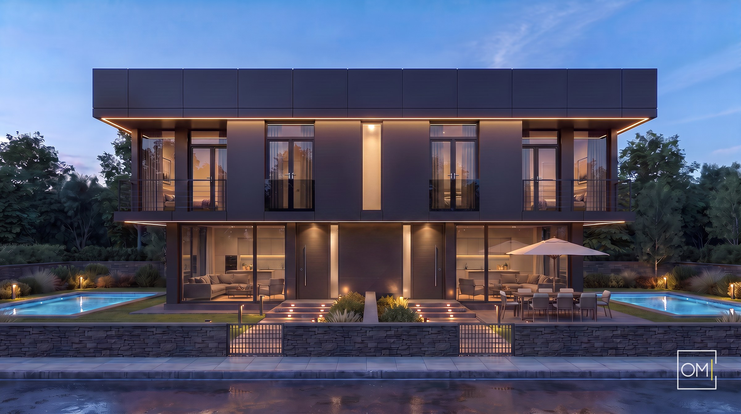 Çakırlar Yalı Villaları — genel perspektif