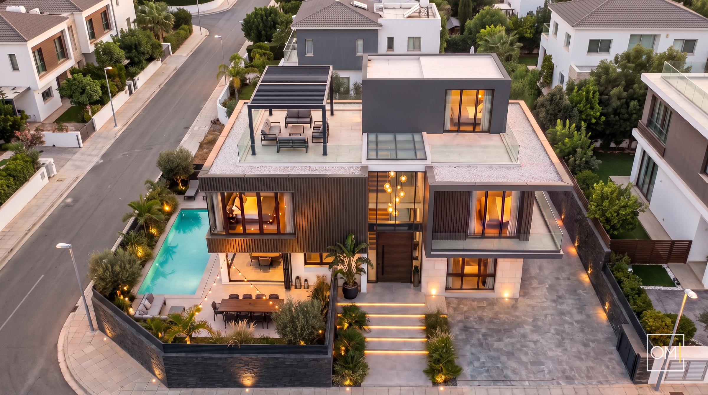 Petek Villa 2 — genel görünüş ve kütle